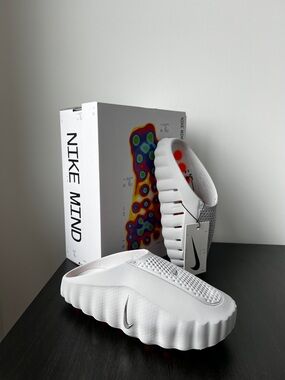 Nike Mind 001 Mules Light Smoke Size 7